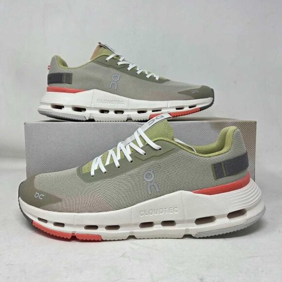 On Running Shoes - New 9.5 ON Cloudnova Form 2 sneakers in Chalk / Salmon from Anthropologie